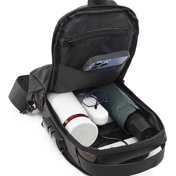 Crossbody Sling Bag With USB Charging Port