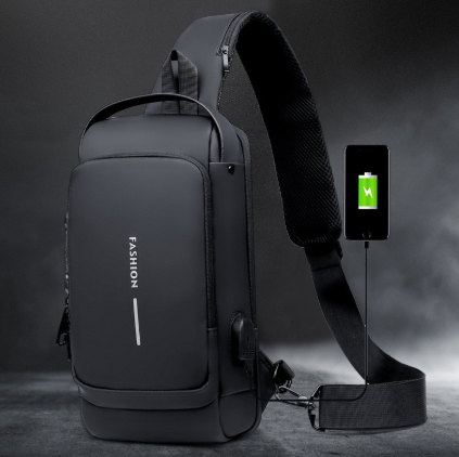 Crossbody Sling Bag With USB Charging Port