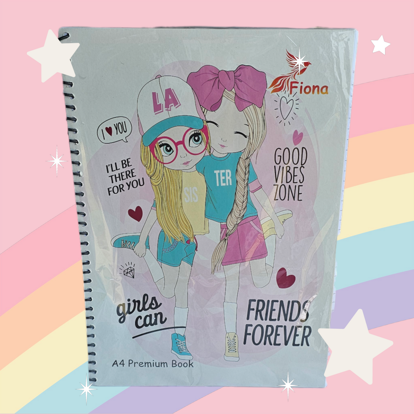 Fiona's A4 Spiral Notebook