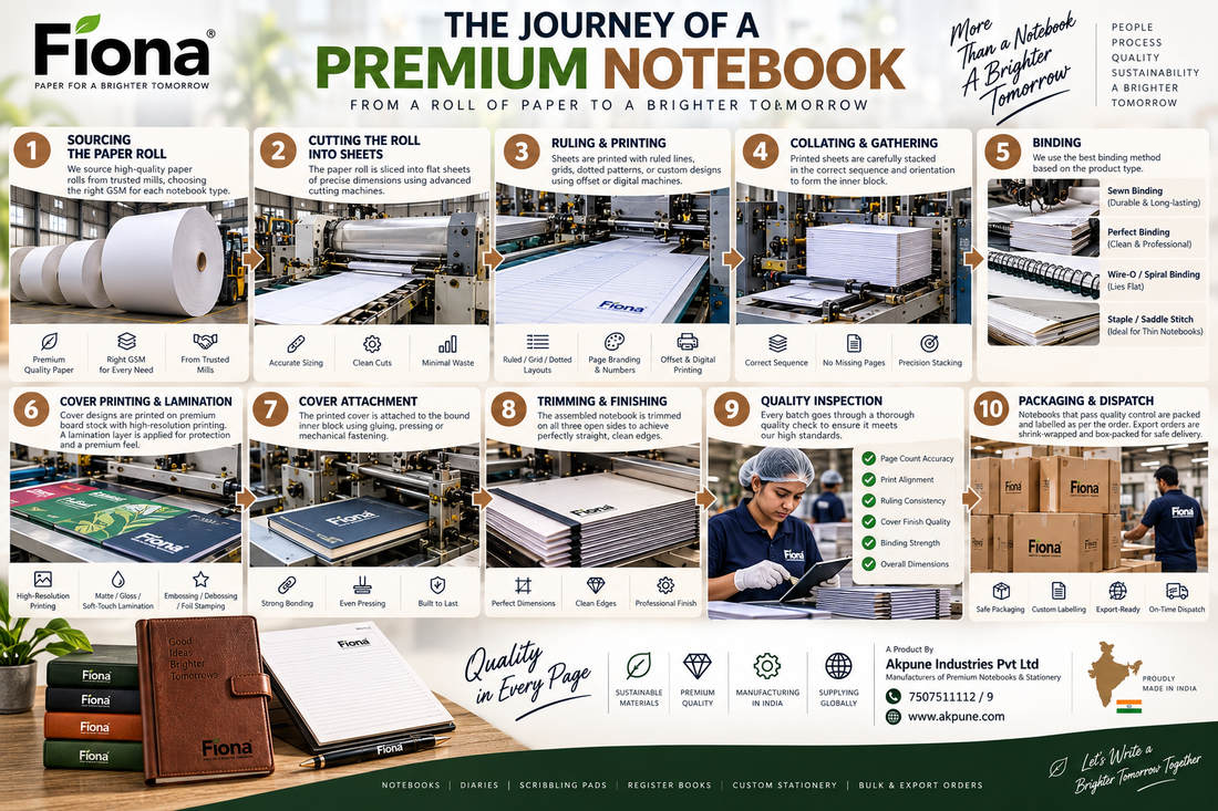 From Paper Roll to Notebook: How We Make Our Products