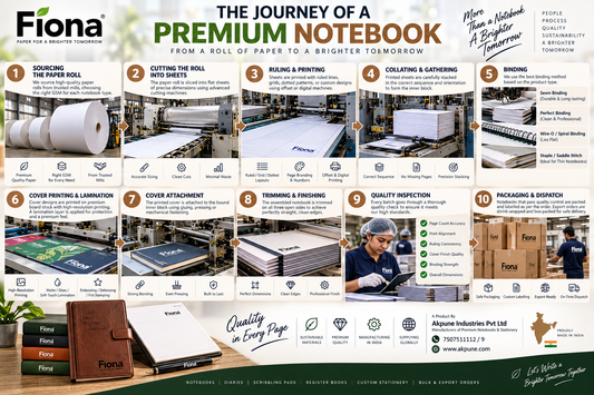 From Paper Roll to Notebook: How We Make Our Products