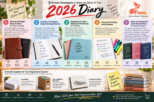 5 Smart Ways to Organize Your 2026 Diary for Maximum Productivity