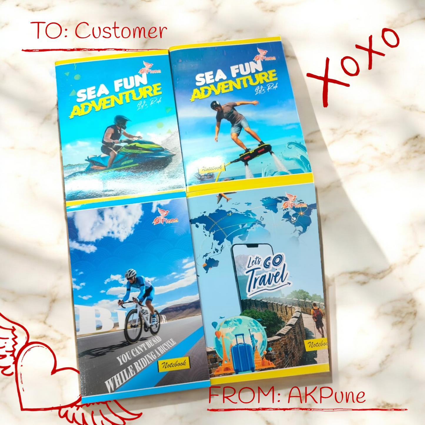 Fiona A4 ruled notebook withnulldurable binding" or "Premium A4 notebook for students and professionals