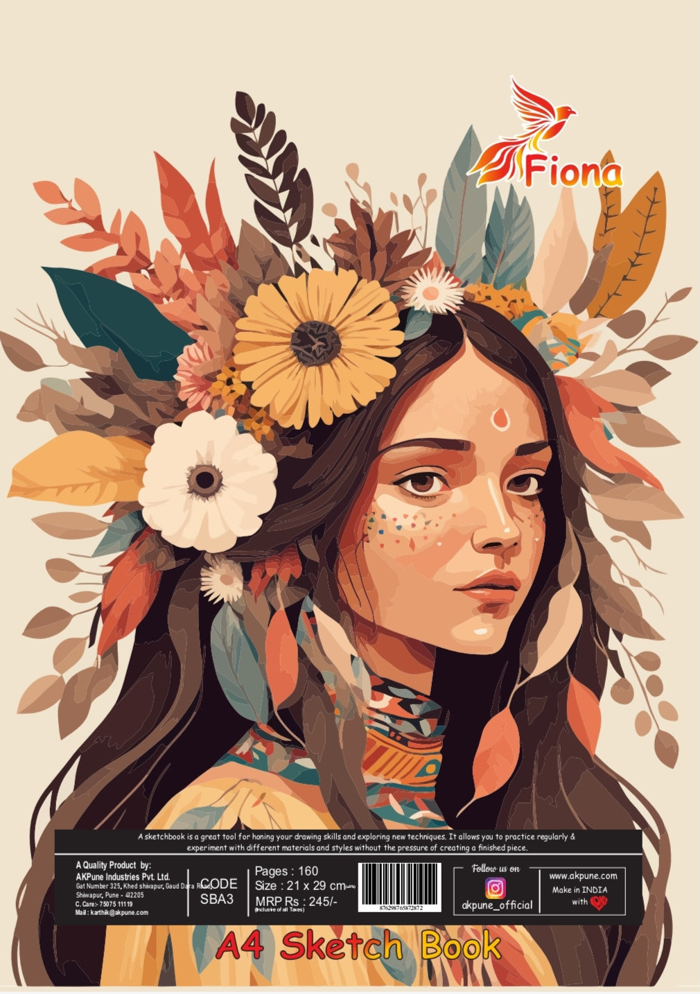 A4 Sketch Book 160 Pages